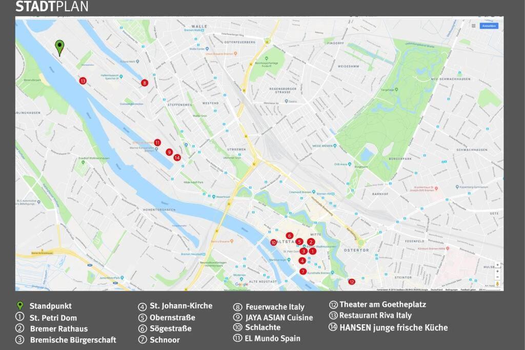 Weserloft 16 Bremen Eksteriør billede